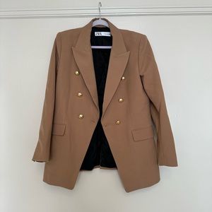 Zara camel blazer